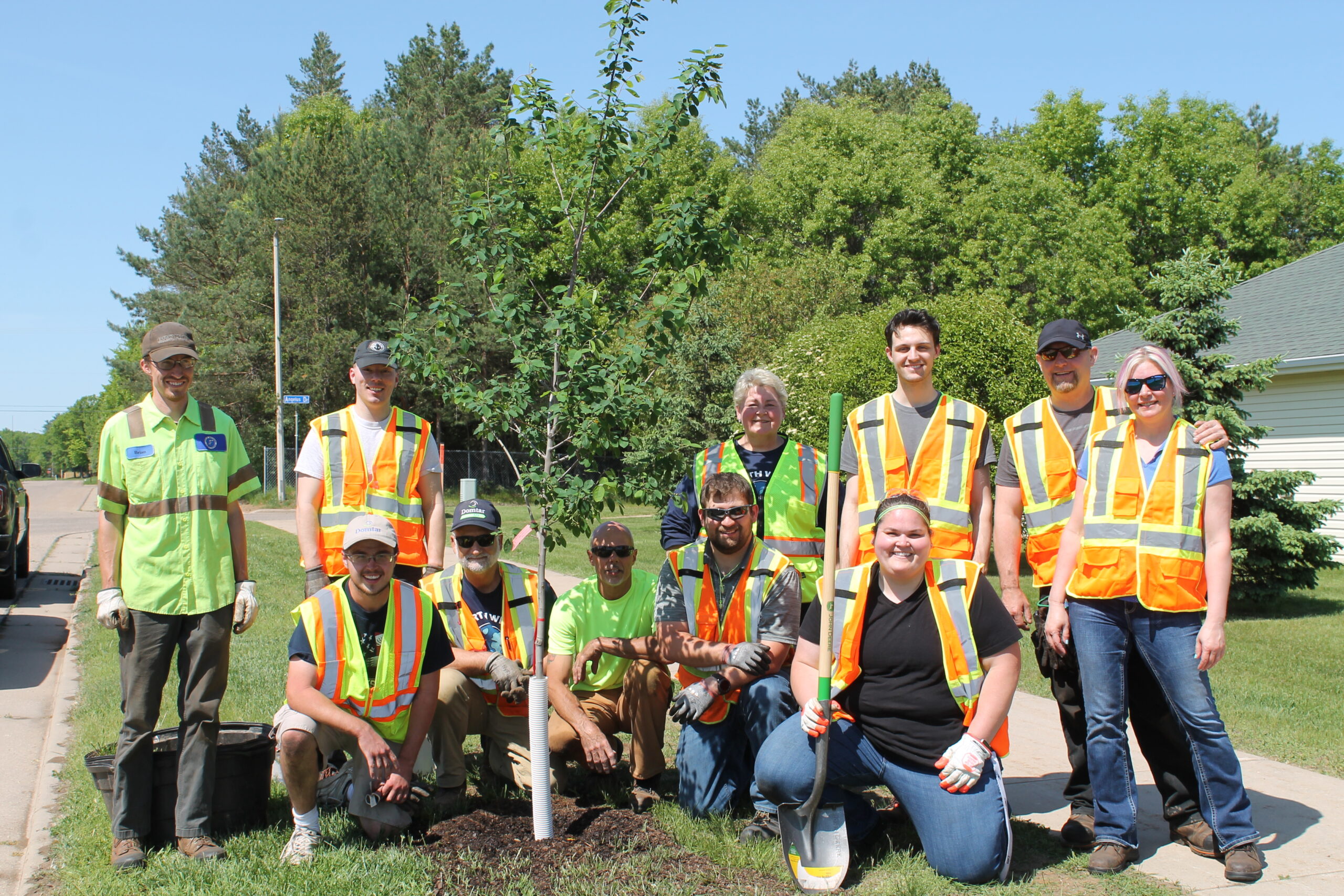 Community investment -tree planting at Nekoosa