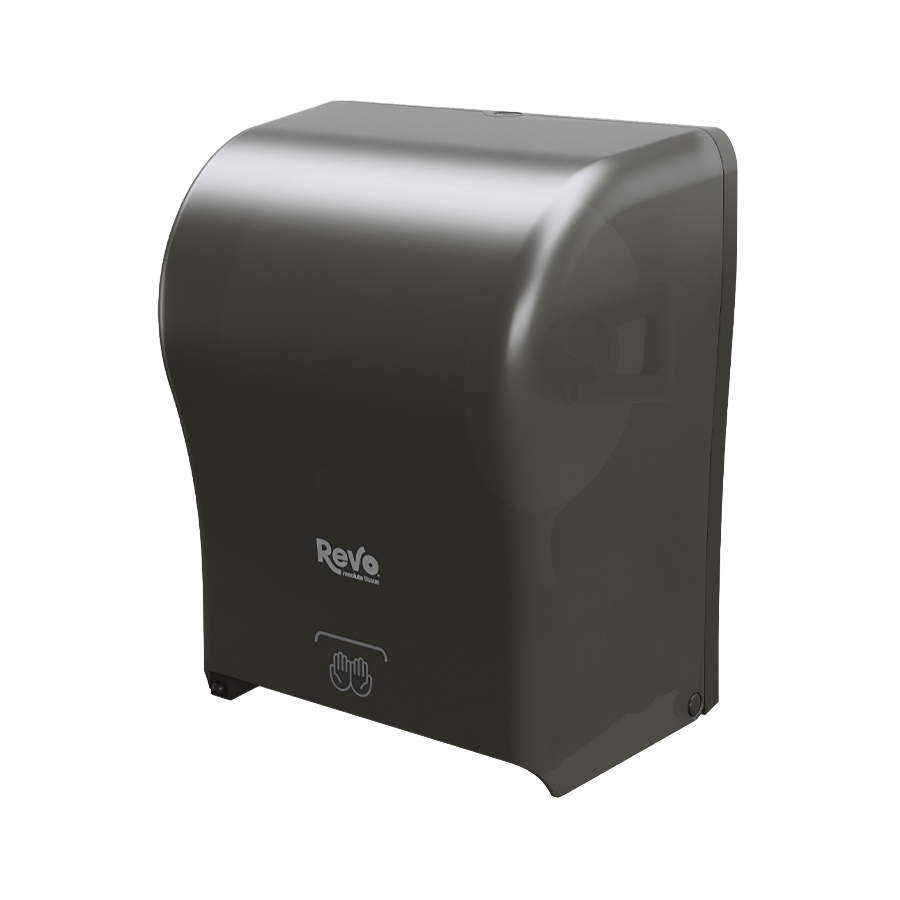 Revo® Electronic Hands-Free Towel Dispenser, Smoke Finish