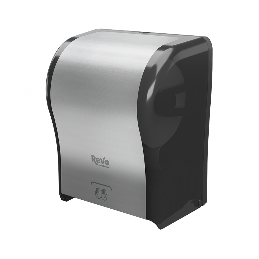 Revo® Electronic Hands-Free Towel Dispenser, Stainless Finish_1