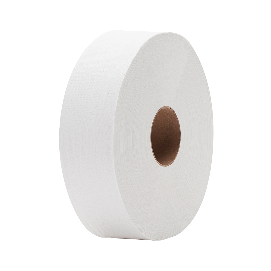 Green Heritage Pro Jumbo Roll Tissue, White 1-ply, 2-ply, 6/case (062)